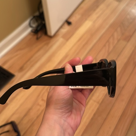 Women's Plastic Oval Sunglasses - A New Day™ Black - Picture 4 of 8